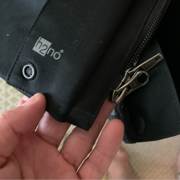 Patagonia h2 no. down and feather quilted inside mid length nylon winter jacket - Picture 9 of 16